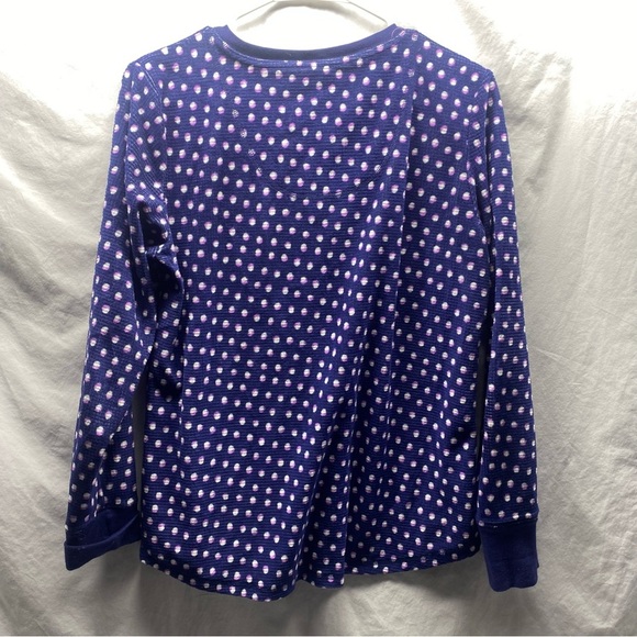 Betsy Johnson polka dot pajama top sz Medium - Picture 3 of 4